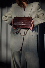 Carregar imagem no visualizador da galeria, Madalena Brown Croco
