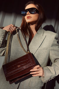 Madalena Brown Croco
